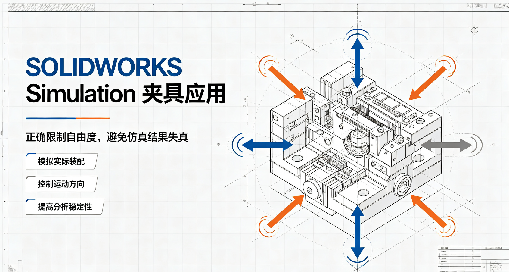 SOLIDWORKS Simulation夹具应用